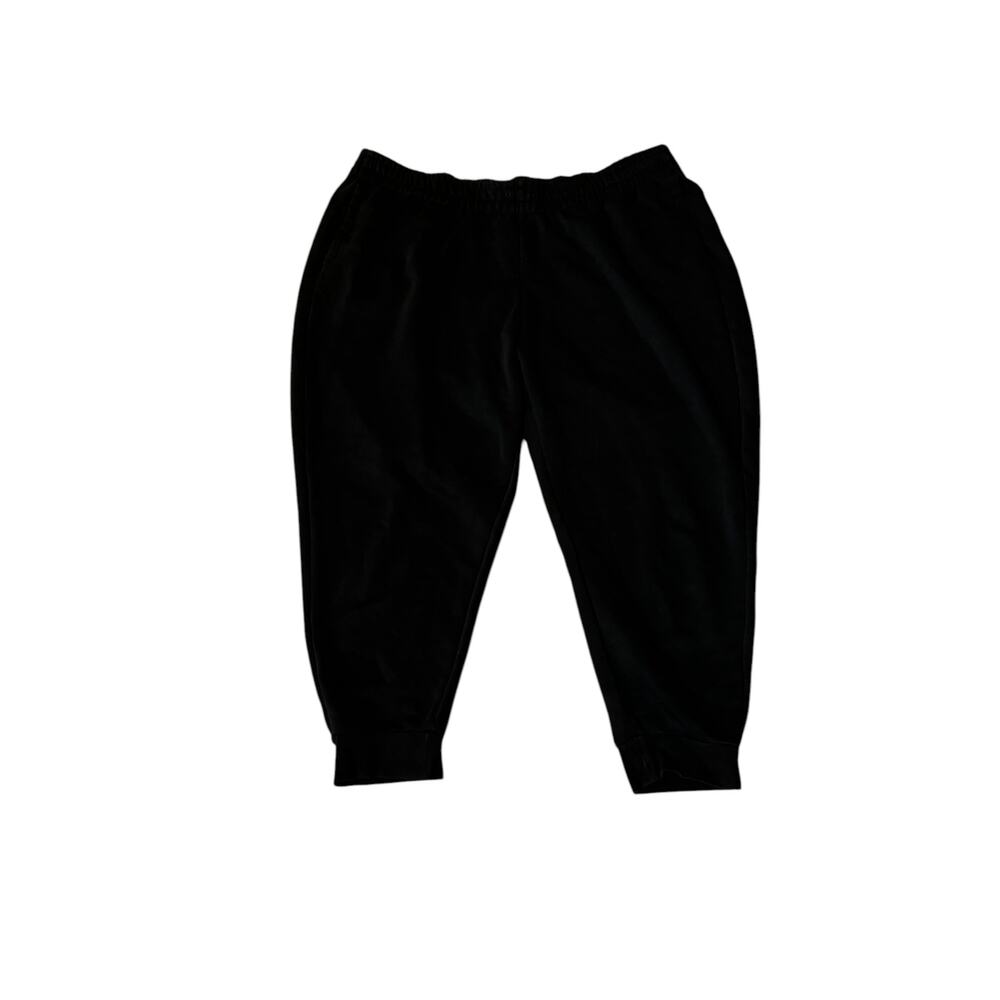 Adidas Black Tapered legs Athletic Jogger Pants Elastic Waist Unisex Size 3X